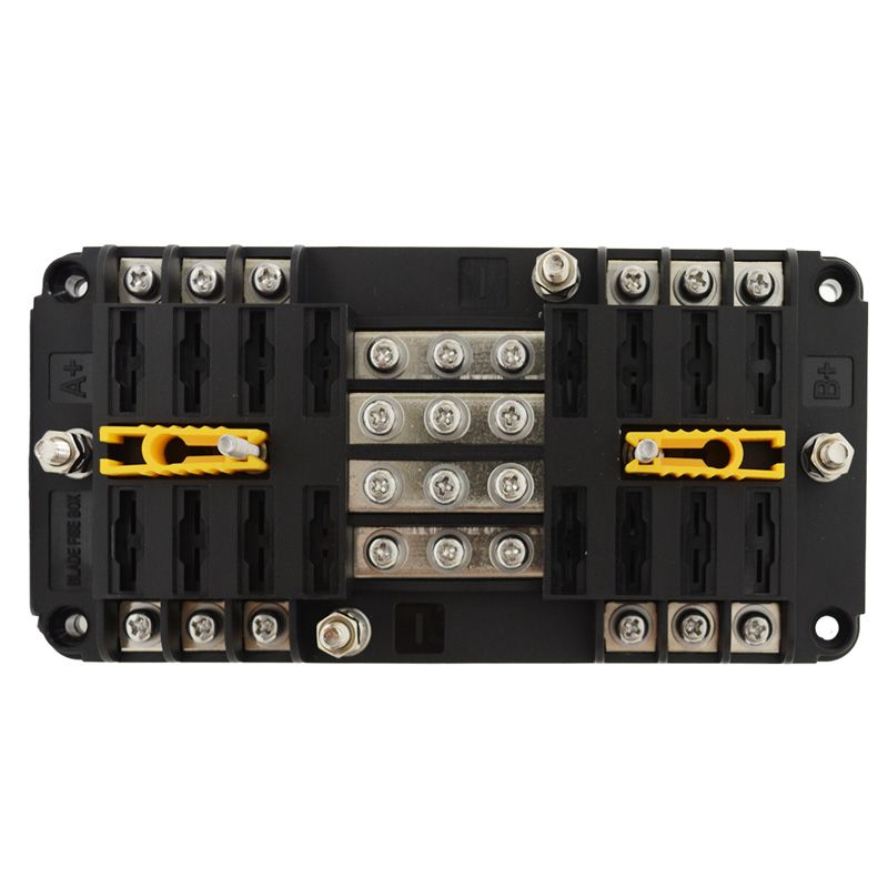 Fuse Block 12 Way 32VDC ATS Fuse Dual +VE Inputs image 2