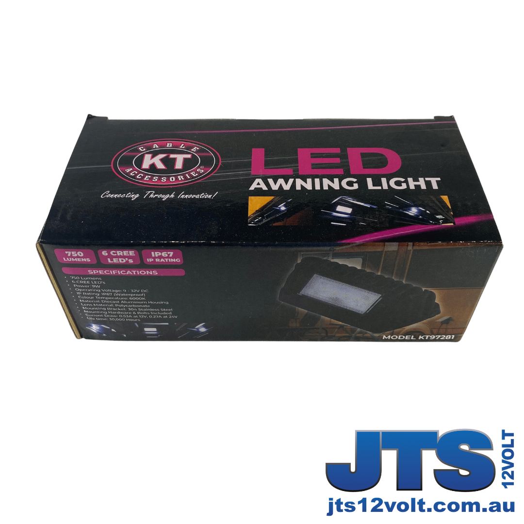 KT CABLES LED Awning Light Flood 9-32v