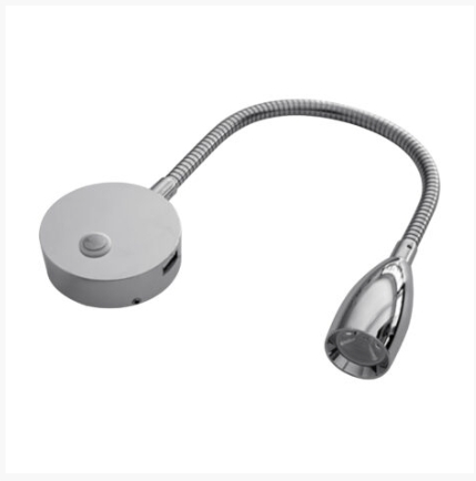 Gooseneck Reading Light With USB Charging Port image 0