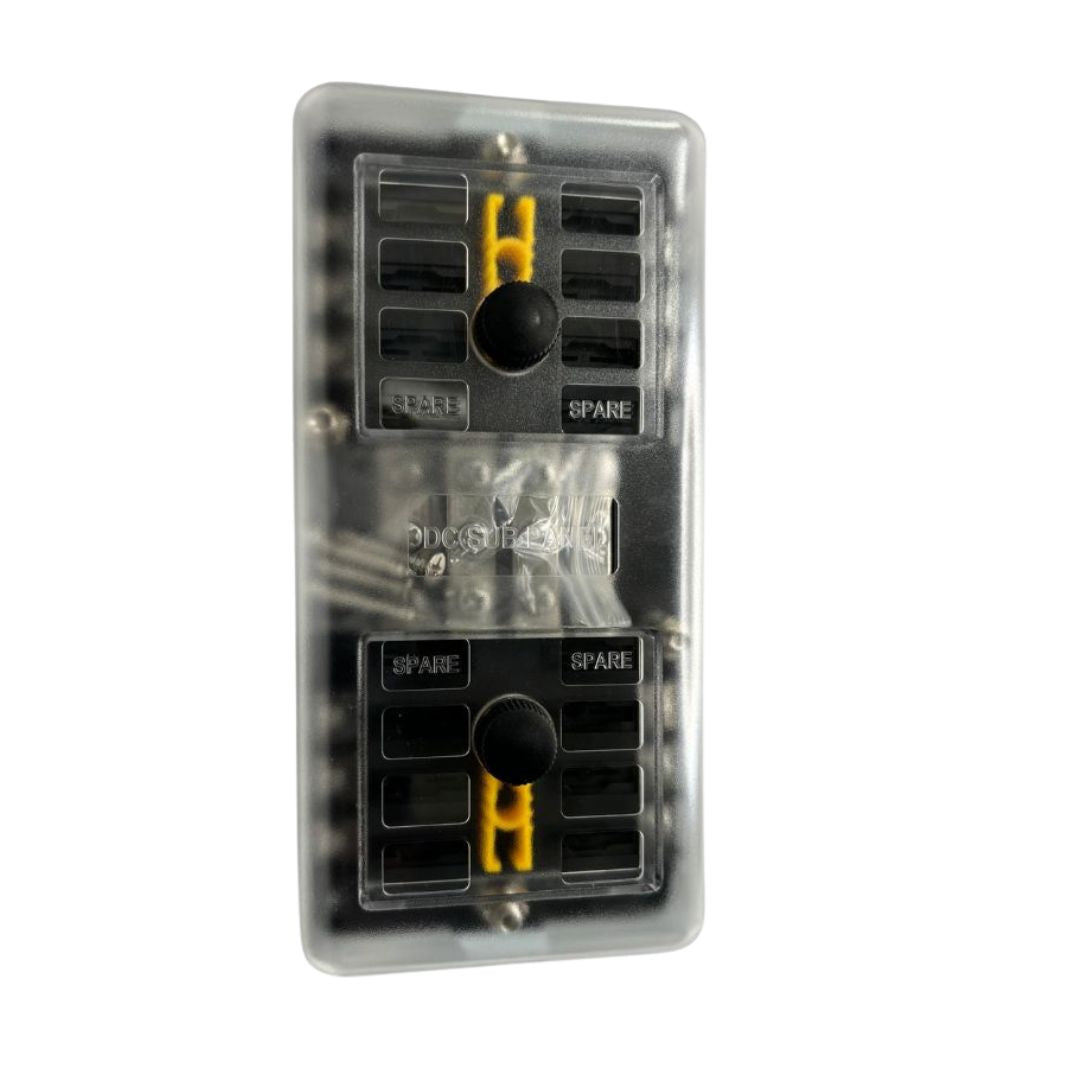 Fuse Block 12 Way 32VDC ATS Fuse Dual +VE Inputs image 0