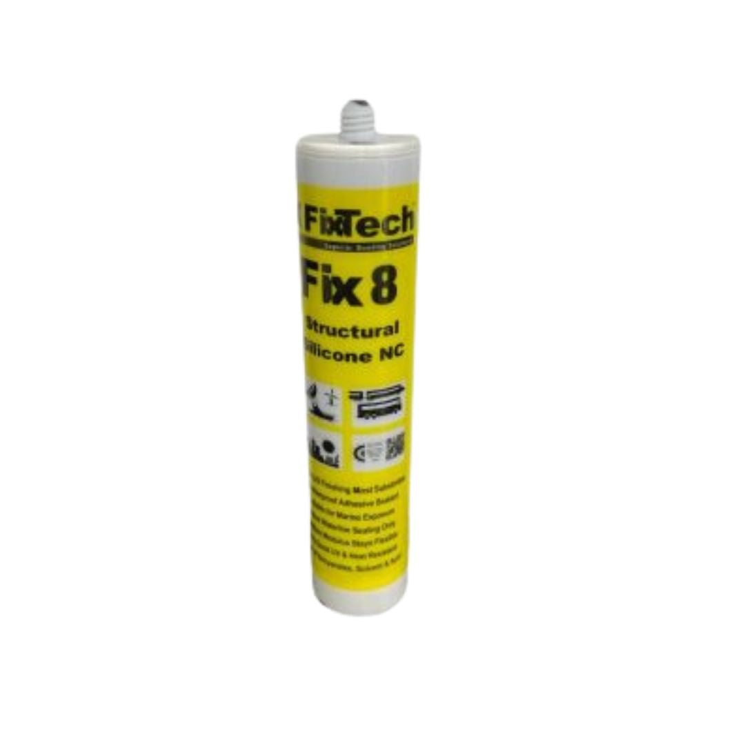 FIXTECH Fix8 Structural Silicone 300ml Cartridge BLACK image 0