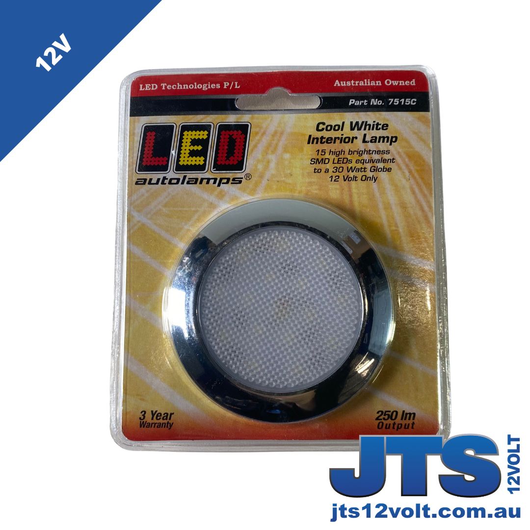 LED AUTOLAMPS Led Interior Lamp - Chrome image 0