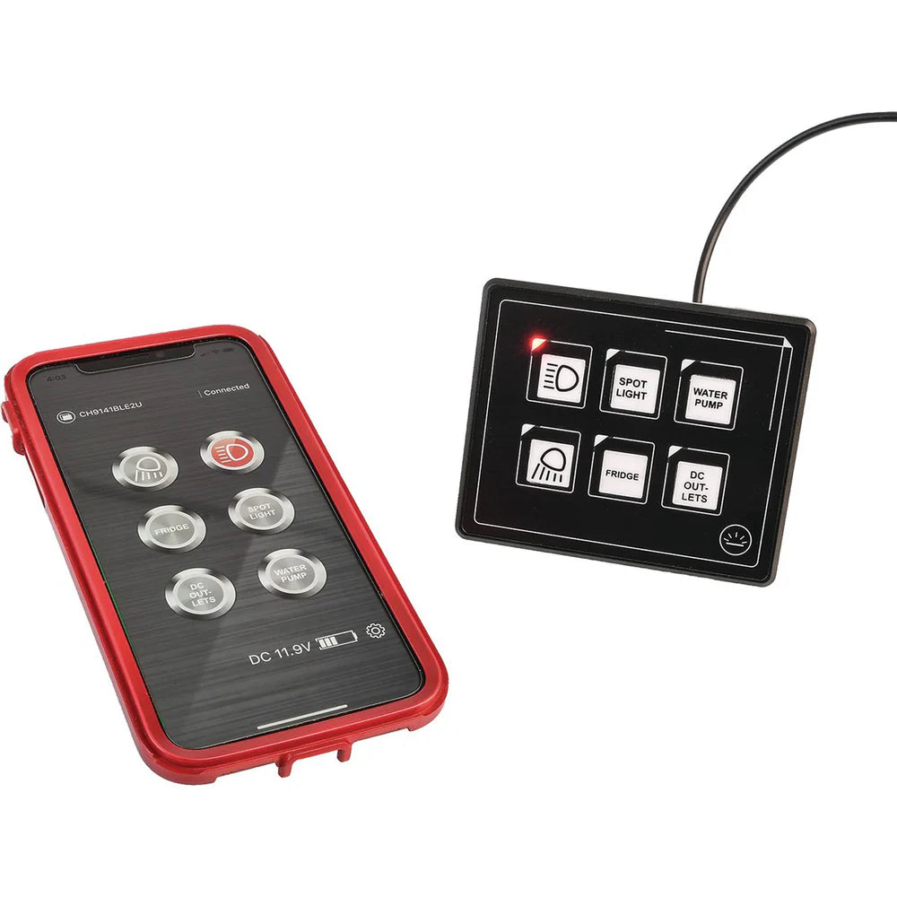 DRIVETECH 4X4 6-WAY Touch Switch Panel With Bluetooth Control image 1