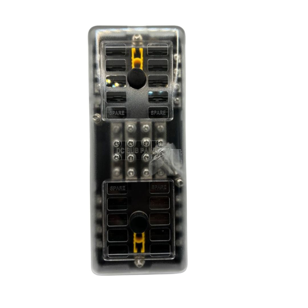 FUSE BLOCK 16 Way 32VDC ATS FUSE Dual +VE Inputs