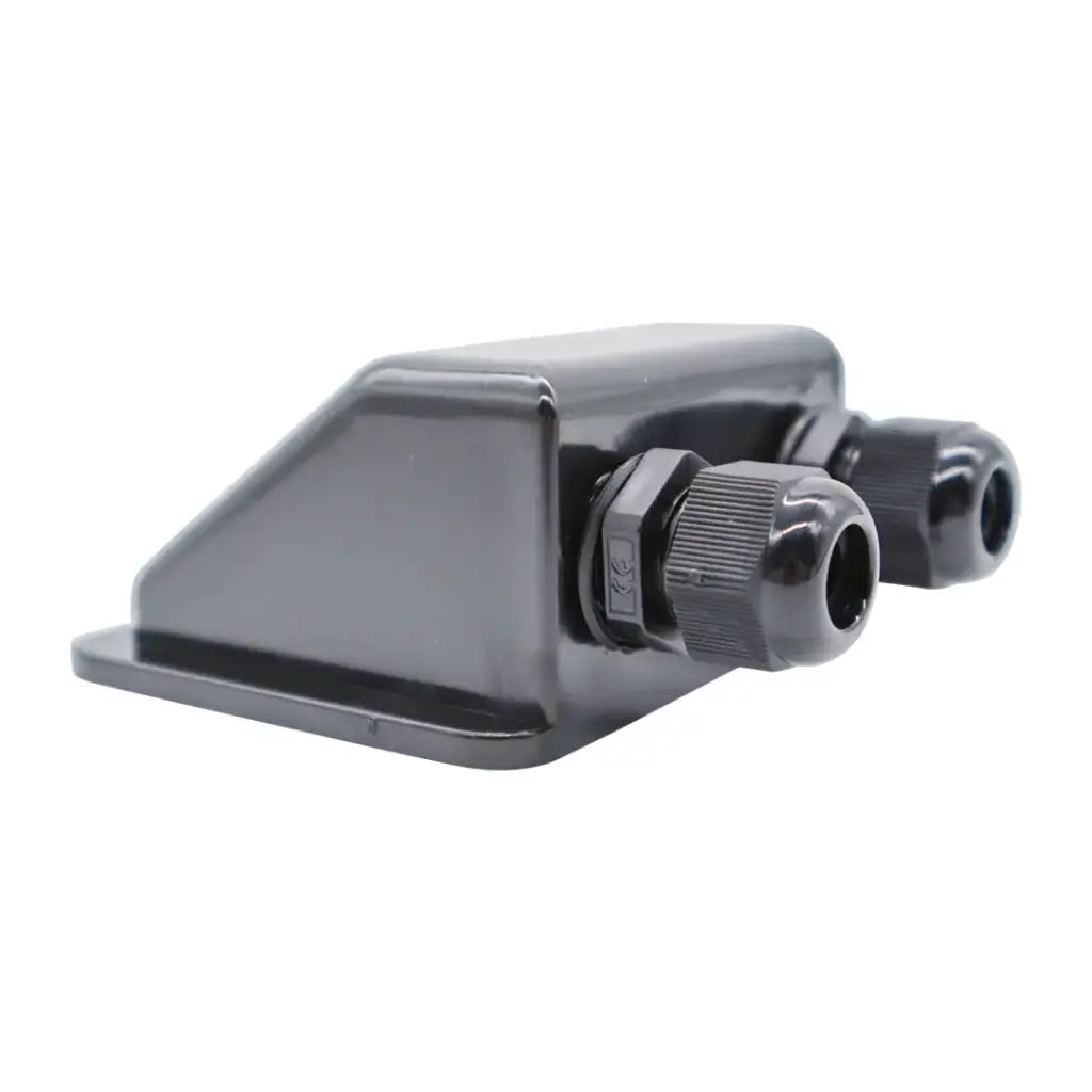 Dual Entry Solar Junction Box - Black