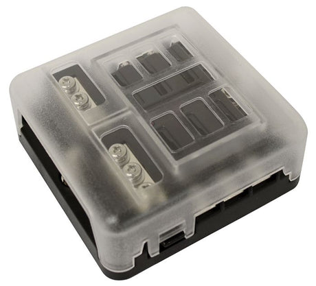 Fuse Block 6 Gang W NEGATIVE image 1