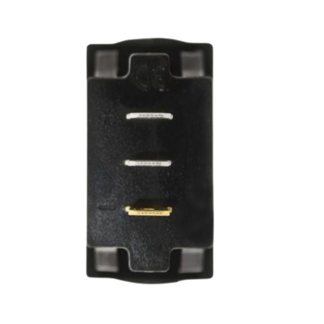 Dual Voltmeter Socket - Blue LED image 1