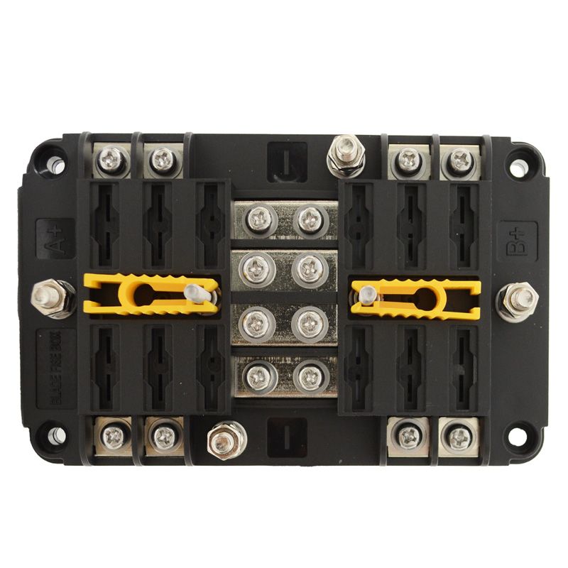 Fuse Block 8 Way 32VDC ATS Fuse Dual +VE Inputs image 2