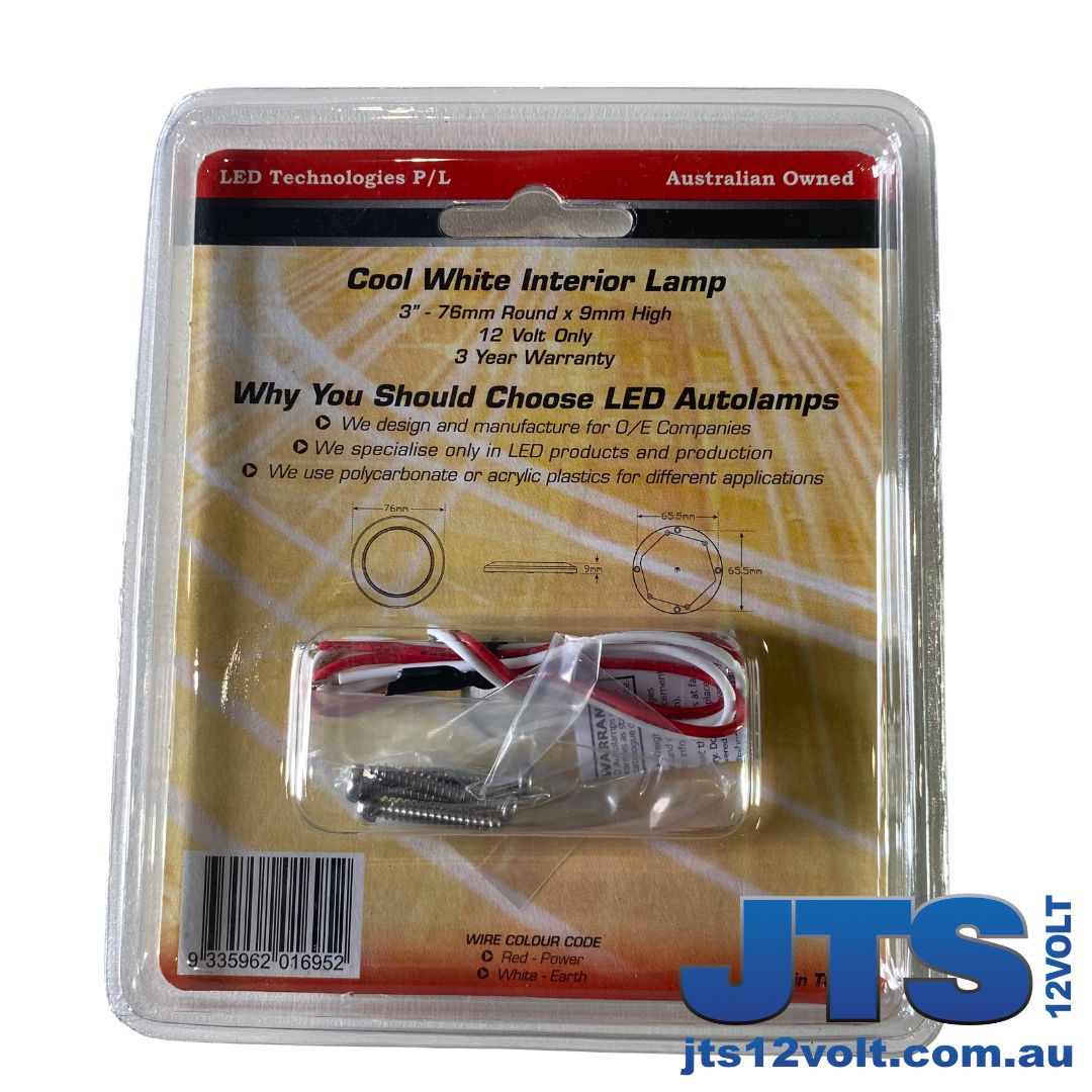 LED AUTOLAMPS Led Interior Lamp - Chrome image 1