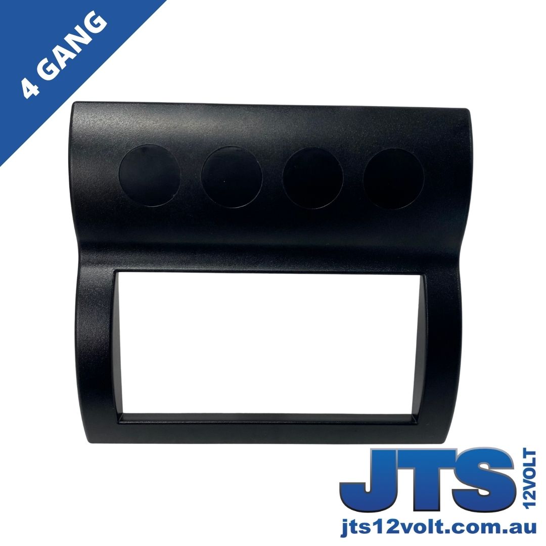 4 Gang Switch Panel - LED - With Fuses - 24/12V