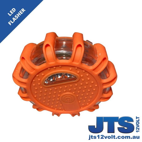 LED Road Flare - Orange - USB Rechargeable image 0