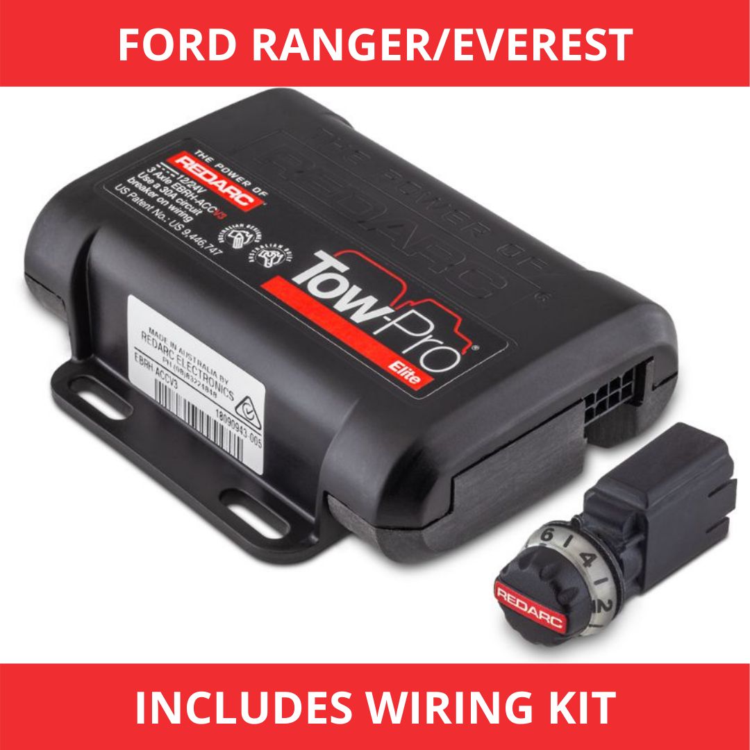 REDARC Tow-Pro Brake Controller with Wiring Kit - Ranger - Everest image 0