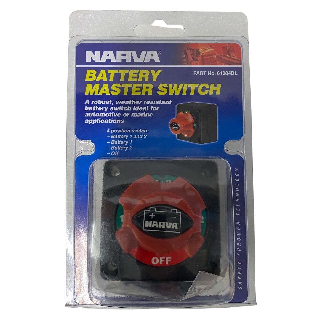 NARVA Battery Master Switch 300A 4 position switch - 12volt