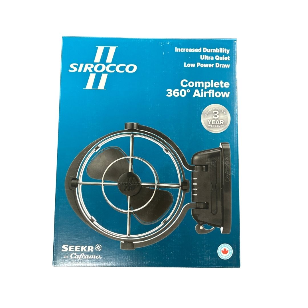 SIROCCO 11 Fan 12/24v BLACK