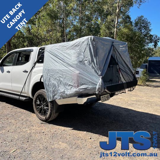 Turn your Dual Cab ute into a tent (Grey) – JTS 12 Volt