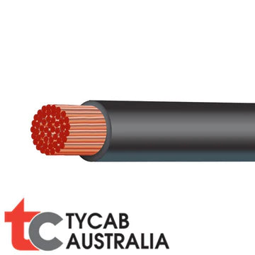 0 B&S Black Cable - Sold Per Metre image 0