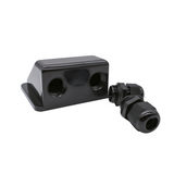 Dual Entry Solar Junction Box - Black