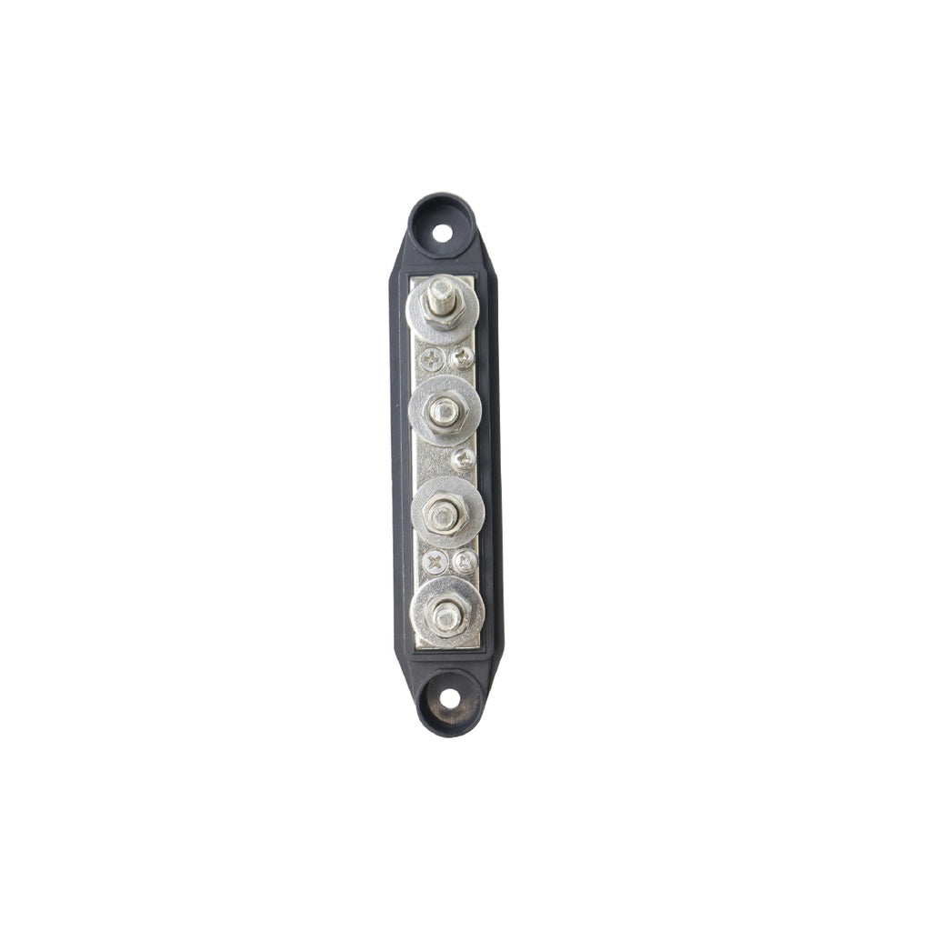 250a Busbar M8 4 Point BLACK