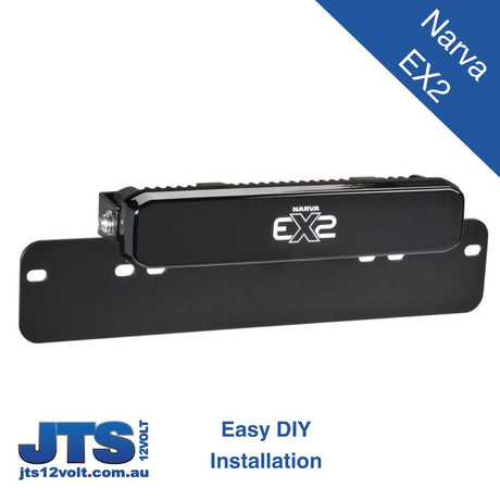 Narva EX2 10" Light Bar with Number Plate Bracket image 1