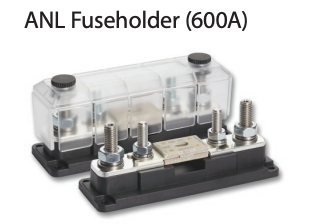 Fuse Holder Mega ANL Single with Cover 600AMP