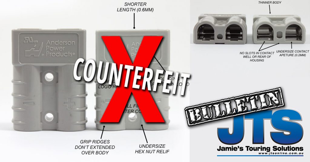 How to identify counterfeit Anderson Plugs