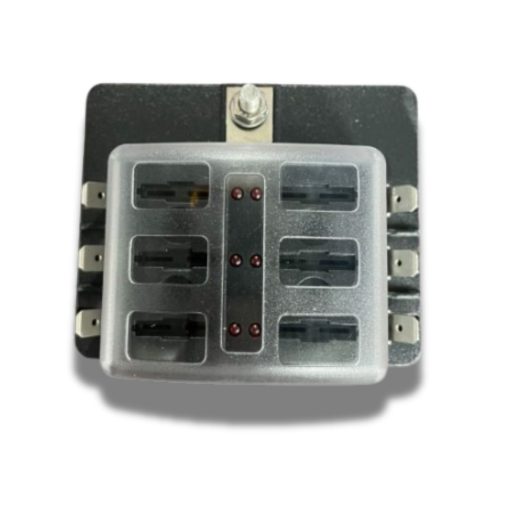 6 way fuse block standard blade fuse